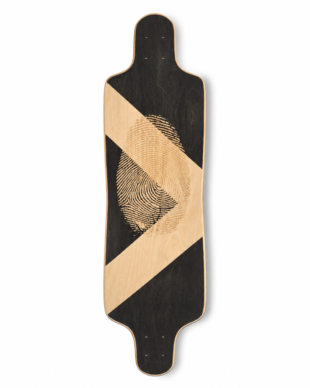 Identity Fingerprint Hourglass Top-Mount Longboard Deck