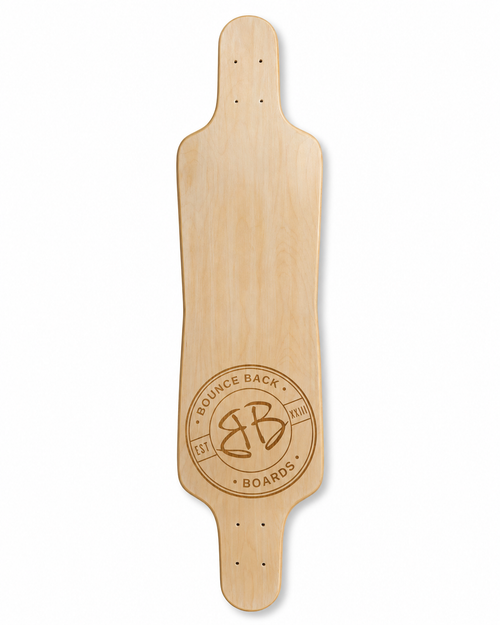 Identity Fingerprint Hourglass Top-Mount Longboard Deck
